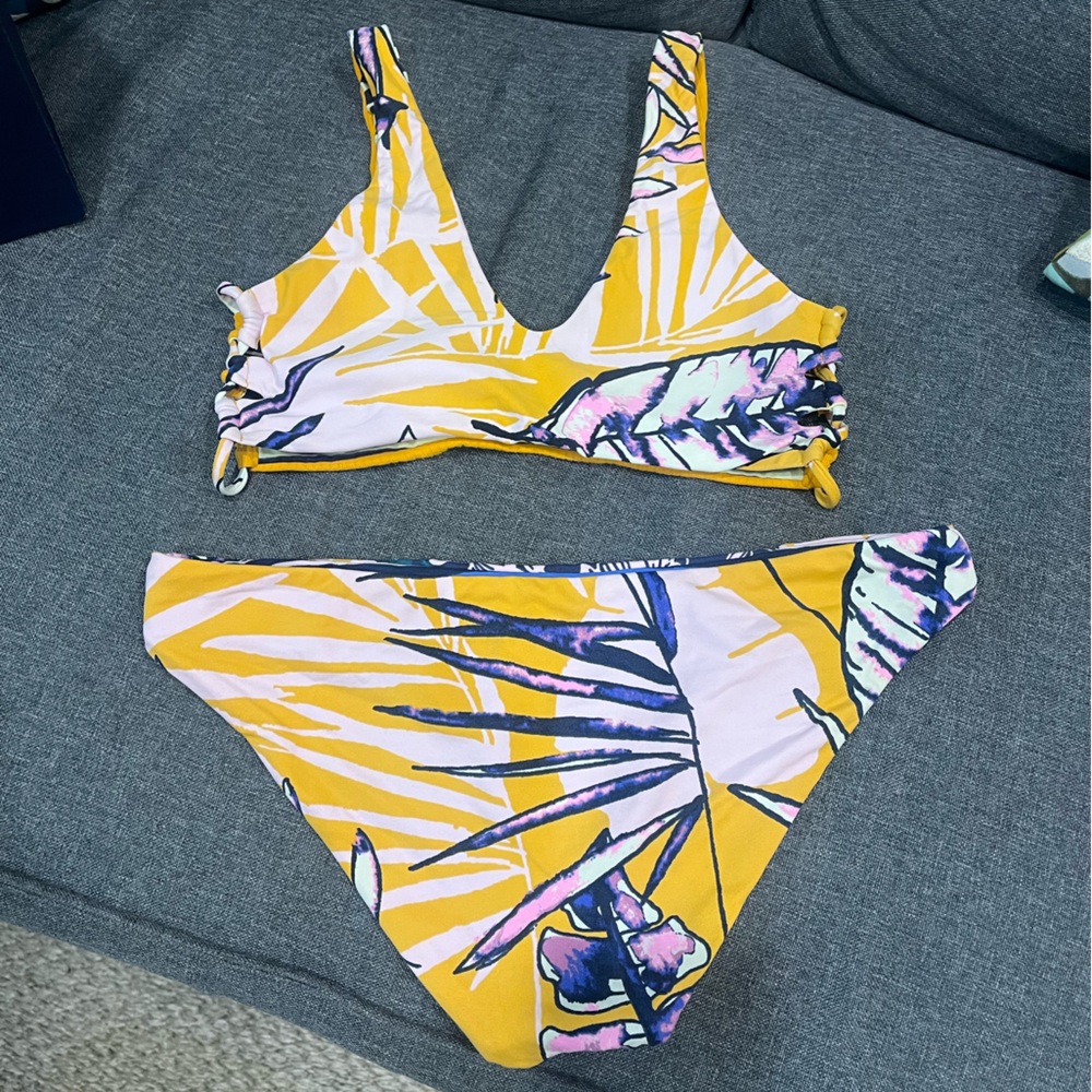 Maaji Yellow and Purple Bikini